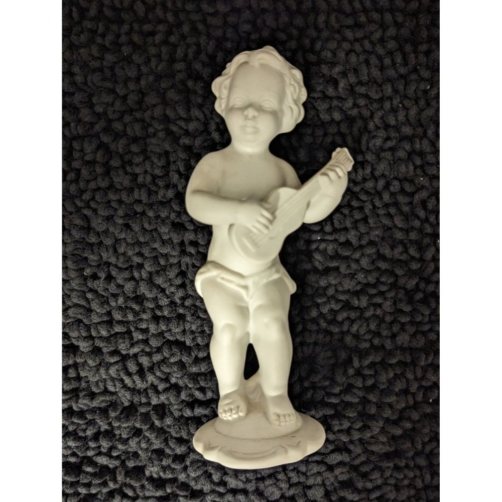 Orlik Germany Porcelain Musician Cherub
